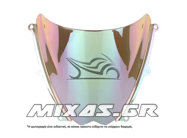 ΠΑΡΜΠΡΙΖ/ΖΕΛΑΤΙΝΑ DOUBLE BUBBLE SUZUKI GSX-R 1000 (07-08) ΙΡΙΔΙΟΥ ΧΡΥΣΗ MS-PARTS