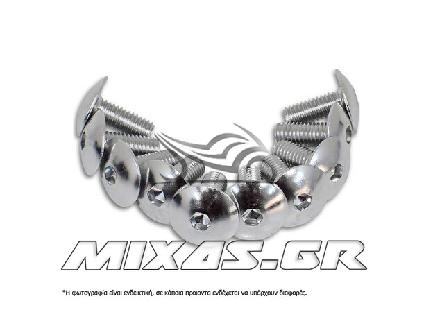 ΒΙΔΕΣ ΑΛΟΥΜΙΝΙΟΥ 6X30mm ΧΡΩΜΙΟ ΣΕΤ TAIW ΒΙΔΕΣ ΑΛΟΥΜΙΝΙΟΥ 6X30mm ΧΡΩΜΙΟ ΣΕΤ TAIW