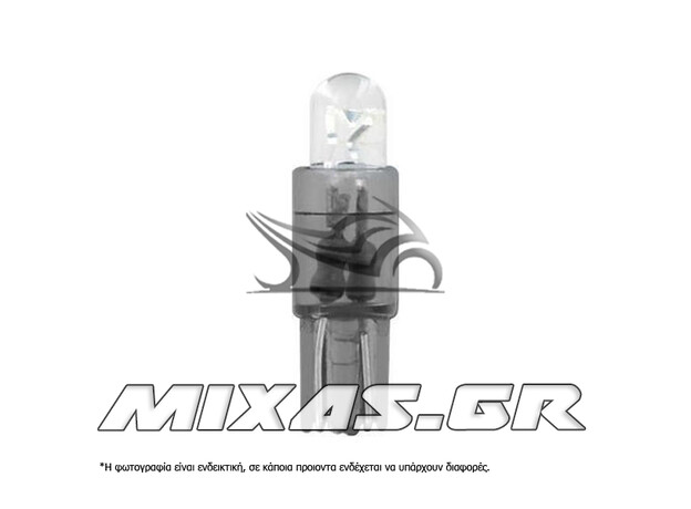 ΛΑΜΠΑ T5 12V W2X4.6 M 1LED ΛΕΥΚΟ ΑΚΑΛΥΚΟ ΛΑΜΠΑ T5 12V W2X4.6 M 1LED ΛΕΥΚΟ ΑΚΑΛΥΚΟ