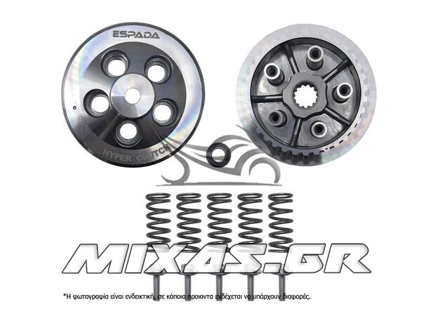ΚΑΜΠΑΝΑ ΔΙΣΚΩΝ ΚΑΙ ΕΛΑΤΗΡΙΑ 5ΤΕΜ HYPER /ESPADA YAMAHA CRYPTON-X 135 RACING
