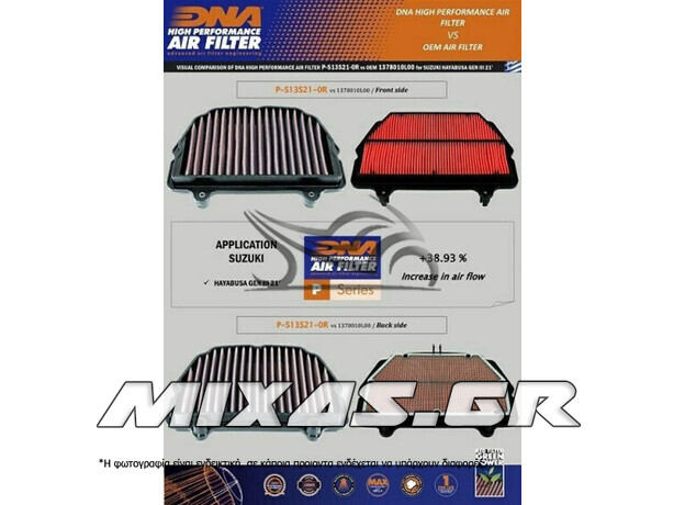 ΦΙΛΤΡΟ ΑΕΡΟΣ DNA GSX-R 1300 HAYABUSA GEN 3 (2021>) P-S13S21-0R