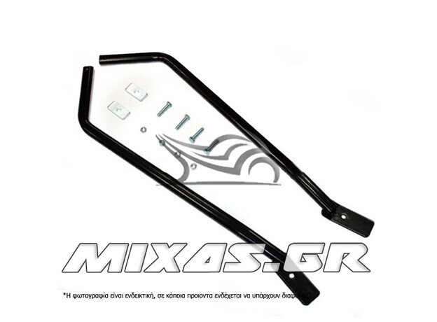 ΣΧΑΡΑ + ΑΝΤΙΡΙΔΕΣ KAWASAKI ZX-130/MODENAS X-CITE 135 ΜΑΥΡΗ HDP