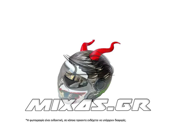 ΔΙΑΚΟΣΜΗΤΙΚΑ ΚΕΡΑΤΑΚΙΑ ΚΡΑΝΟΥΣ DEVIL ΑΥΤΟΚΟΛΛΗΤΑ ΜΕ ΒΕΝΤΟΥΖΑ ΚΟΚΚΙΝΑ 2ΤΜΧ ΣΕΤ ROC