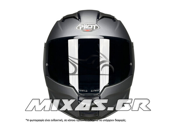 ΚΡΑΝΟΣ PILOT ALPHA SV (FULLFACE) ΑΝΘΡΑΚΙ ΜΑΤ + ΦΙΜΕ ΖΕΛΑΤΙΝΑ