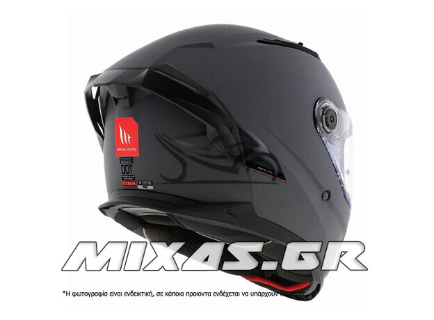 ΚΡΑΝΟΣ MT ΚΛΕΙΣΤΟ (FULLFACE) BRAKER SV ΓΚΡΙ ΜΑΤ