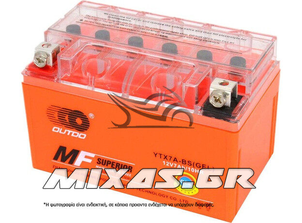 ΜΠΑΤΑΡΙΑ OUTDO YTX7A-BS GEL ΜΠΑΤΑΡΙΑ OUTDO YTX7A-BS GEL