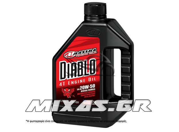 ΛΑΔΙ ΚΙΝΗΤΗΡΑ MAXIMA DIABLO 20W-50 MINERAL 1lt