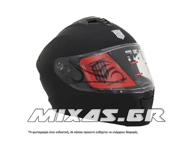 ΚΡΑΝΟΣ STR ΚΛΕΙΣΤΟ (FULLFACE) GT-2 ΜΑΥΡΟ ΜΑΤ
