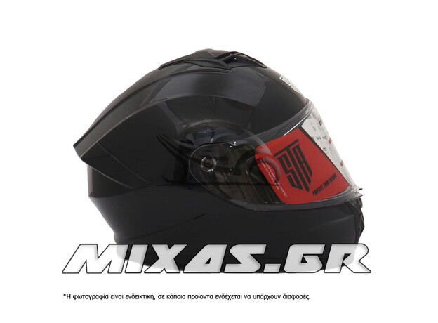 ΚΡΑΝΟΣ STR ΚΛΕΙΣΤΟ (FULLFACE) GT-2 ΜΑΥΡΟ ΜΑΤ