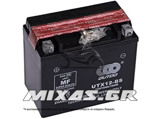 ΜΠΑΤΑΡΙΑ OUTDO YTX12-BS ΜΕ ΥΓΡΑ
