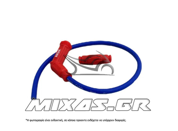 ΜΠΟΥΖΟΠΙΠΑ ΣΙΛΙΚΟΝΗΣ ΑΜΒΛΕΙΑ ΓΩΝΙΑ NGK ΚΟΚΚΙΝΗ ΜΕ ΚΑΛΩΔΙΟ