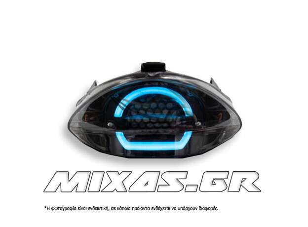 ΦΑΝΑΡΙ ΠΙΣΩ YAMAHA CRYPTON-X 135 LED NEON ΜΠΛΕ ROC