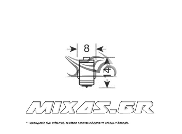 ΛΑΜΠΑ BA7S 12V9 BL