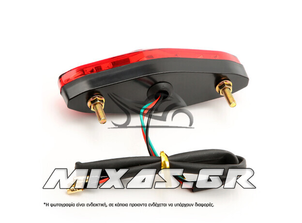 ΦΑΝΑΡΙ ΠΙΣΩ/ΣΤΟΠ UNIVERSAL LED ΚΟΚΚΙΝΟ MS-PARTS