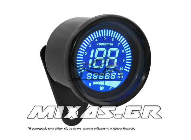 ΚΟΝΤΕΡ UNIVERSAL (ΨΗΦΙΑΚΟ) RETRO STYLE 7 ΧΡΩΜΑΤΑ ΜΑΥΡΟ MS-PARTS