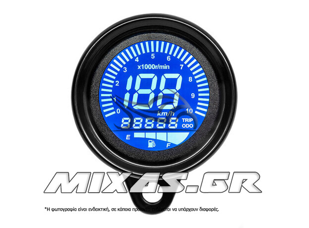 ΚΟΝΤΕΡ UNIVERSAL (ΨΗΦΙΑΚΟ) RETRO STYLE 7 ΧΡΩΜΑΤΑ ΜΑΥΡΟ MS-PARTS