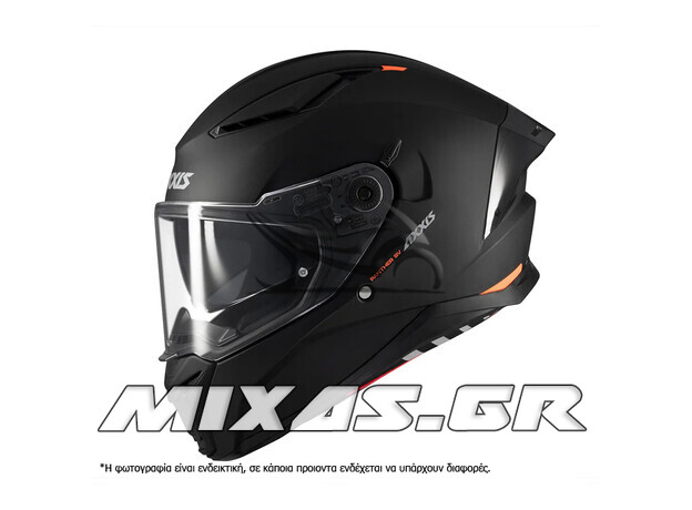 ΚΡΑΝΟΣ AXXIS ΚΛΕΙΣΤΟ (FULLFACE) PANTHER SV ECE 22.6 A1 ΜΑΥΡΟ ΜΑΤ