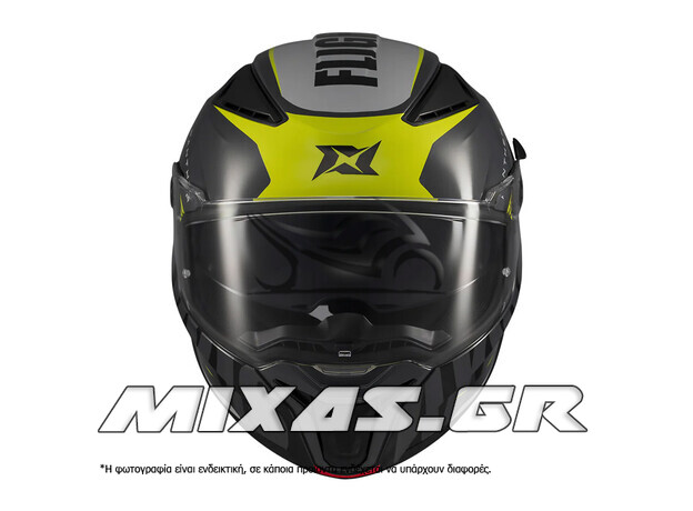 ΚΡΑΝΟΣ AXXIS ΚΛΕΙΣΤΟ (FULLFACE) PANTHER SV ECE 22.06 FLIGHT C3 ΜΑΥΡΟ/ΚΙΤΡΙΝΟ MAT