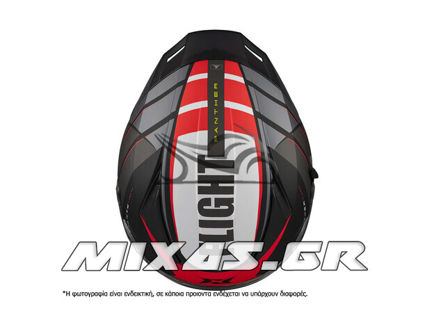 ΚΡΑΝΟΣ AXXIS ΚΛΕΙΣΤΟ (FULLFACE) PANTHER SV ECE 22.06 FLIGHT C3 ΜΑΥΡΟ/ΚΟΚΚΙΝΟ MAT