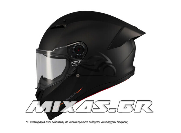 ΚΡΑΝΟΣ AXXIS ΚΛΕΙΣΤΟ (FULLFACE) FENIX ECE 22.6 A1 ΜΑΥΡΟ ΜΑΤ