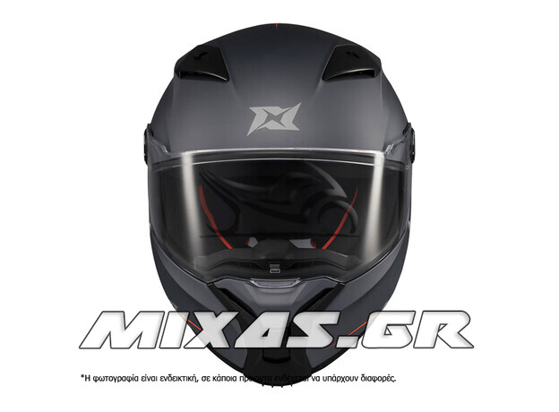 ΚΡΑΝΟΣ AXXIS ΚΛΕΙΣΤΟ (FULLFACE) FENIX ECE 22.6 A12 ΓΚΡΙ ΜΑΤ