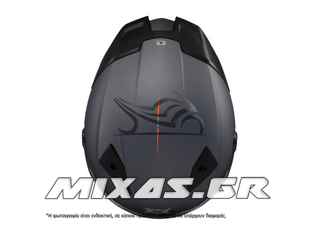 ΚΡΑΝΟΣ AXXIS ΚΛΕΙΣΤΟ (FULLFACE) FENIX ECE 22.6 A12 ΓΚΡΙ ΜΑΤ