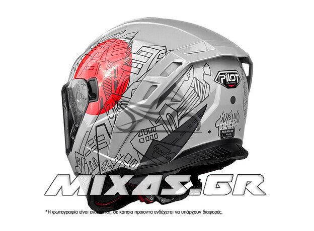 ΚΡΑΝΟΣ PILOT CORSAIR SV CITY (FULLFACE) ΓΚΡΙ + PINLOCK