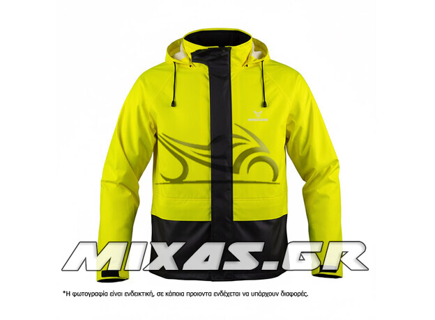 ΑΔΙΑΒΡΟΧΟ/ΑΝΤΙΑΝΕΜΙΚΟ ΜΠΟΥΦΑΝ STRETCHED ΜΑΥΡΟ/FLUO