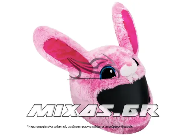 ΚΑΛΥΜΜΑ ΚΡΑΝΟΥΣ ΥΦΑΣΜΑΤΙΝΟ PINK FLUFFY RABBIT/BUNNY NO2