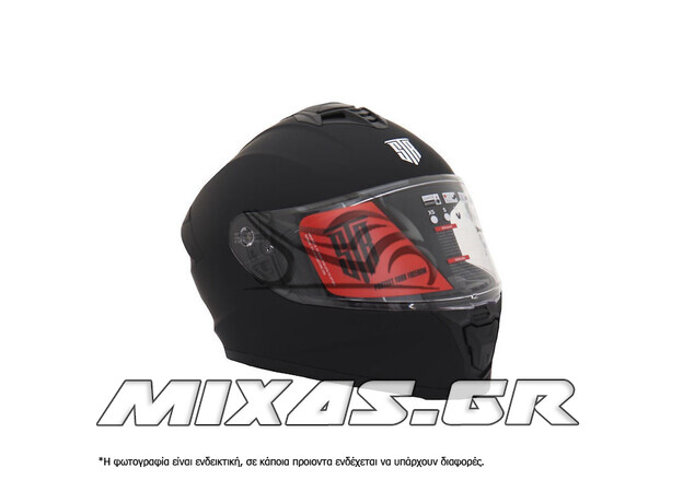 ΚΡΑΝΟΣ STR ΚΛΕΙΣΤΟ (FULLFACE) GT-2 ΜΑΥΡΟ ΜΑΤ