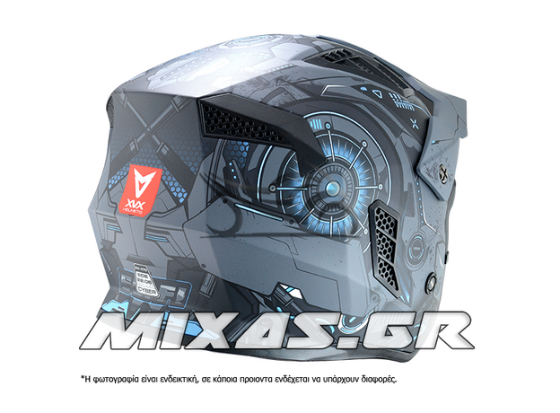 ΚΡΑΝΟΣ XVX (JET) CYBER RX-470 ΜΑΤ TIME GREY