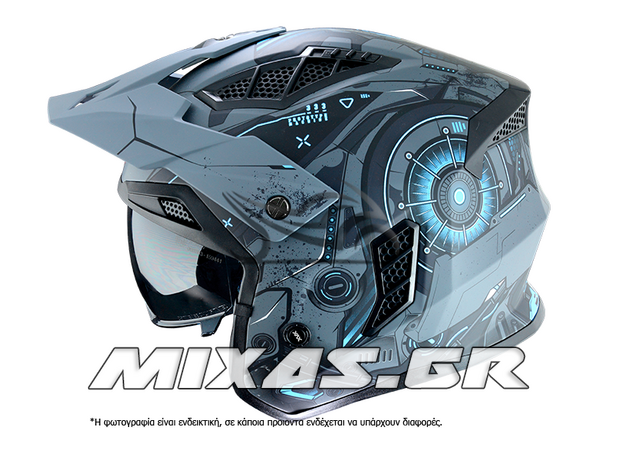 ΚΡΑΝΟΣ XVX (JET) CYBER RX-470 ΜΑΤ TIME GREY