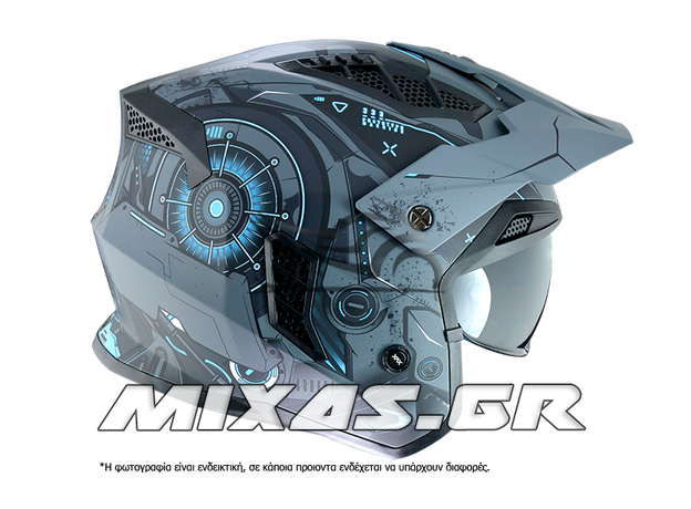 ΚΡΑΝΟΣ XVX (JET) CYBER RX-470 ΜΑΤ TIME GREY