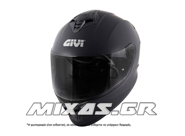 ΚΡΑΝΟΣ GIVI ΚΛΕΙΣΤΟ (FULLFACE) 50.X + ΦΙΜΕ ΖΕΛΑΤΙΝΑ ΜΑΥΡΟ MAT