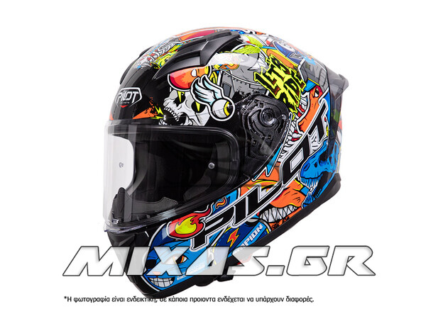 ΚΡΑΝΟΣ PILOT FLEX ΚΛΕΙΣΤΟ (FULLFACE) STREETBOMB ECE 22.06 ΜΑΥΡΟ/ΚΙΤΡΙΝΟ