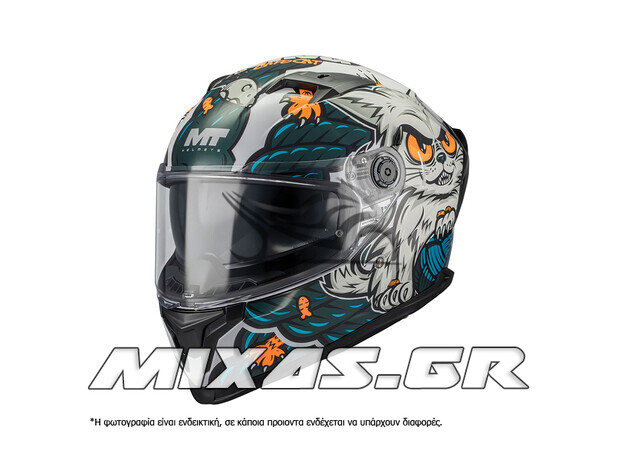 ΚΡΑΝΟΣ MT ΚΛΕΙΣΤΟ (FULLFACE) BRAKER SV THE KING B8 ΜΑΥΡΟ/ΓΚΡΙ/ΜΠΛΕ