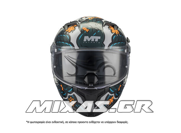 ΚΡΑΝΟΣ MT ΚΛΕΙΣΤΟ (FULLFACE) BRAKER SV THE KING B8 ΜΑΥΡΟ/ΓΚΡΙ/ΜΠΛΕ