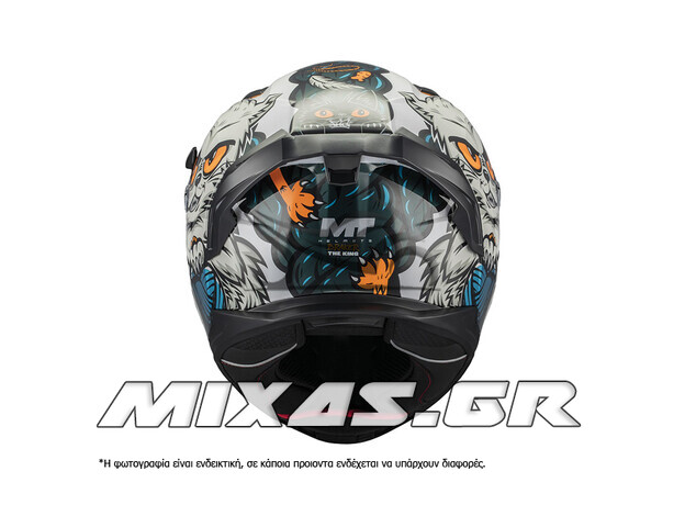 ΚΡΑΝΟΣ MT ΚΛΕΙΣΤΟ (FULLFACE) BRAKER SV THE KING B8 ΜΑΥΡΟ/ΓΚΡΙ/ΜΠΛΕ