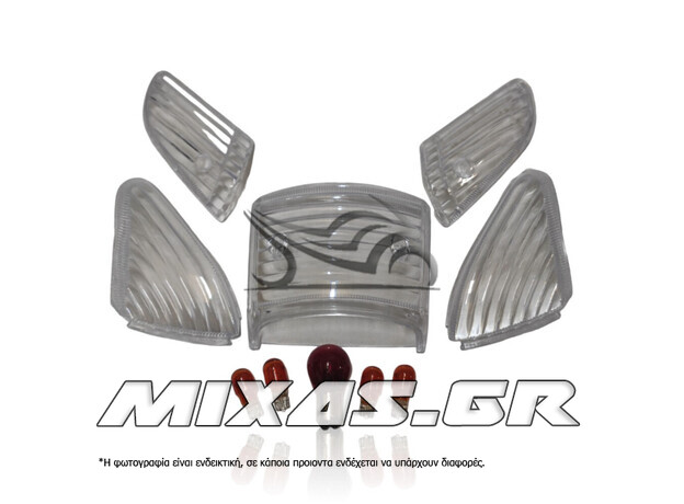 ΚΡΥΣΤΑΛΛΑ ΠΙΣΩ HONDA ASTREA SUPRA ΣΕΤ ΛΕΥΚΑ ROC