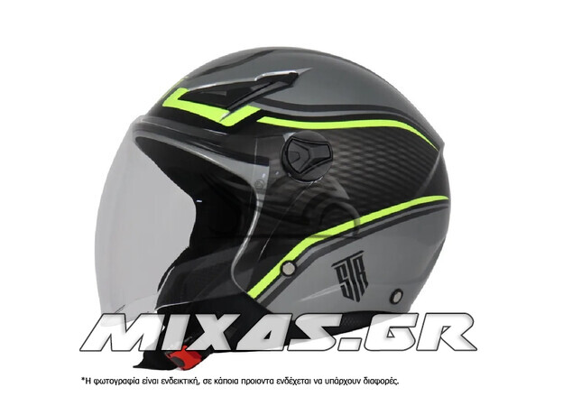 ΚΡΑΝΟΣ STR FLY (JET) ΜΑΥΡΟ/ΓΚΡΙ/FLUO