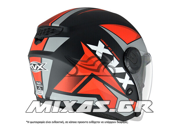 ΚΡΑΝΟΣ XVX (JET) GALAXY RX-460 ΜΑΥΡΟ/ΚΟΚΚΙΝΟ